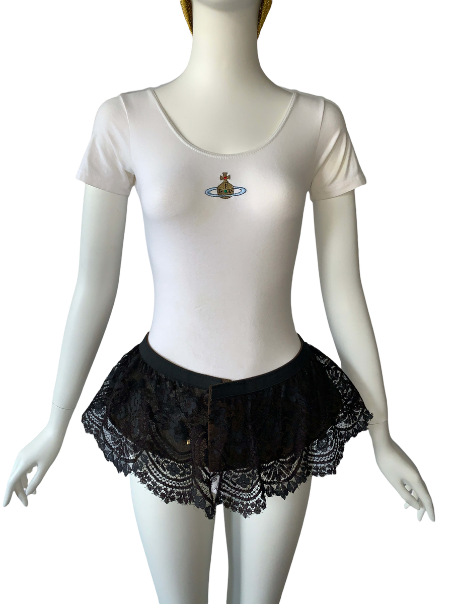 Jean Paul Gautier Gibo Leather and Lace Belt product image