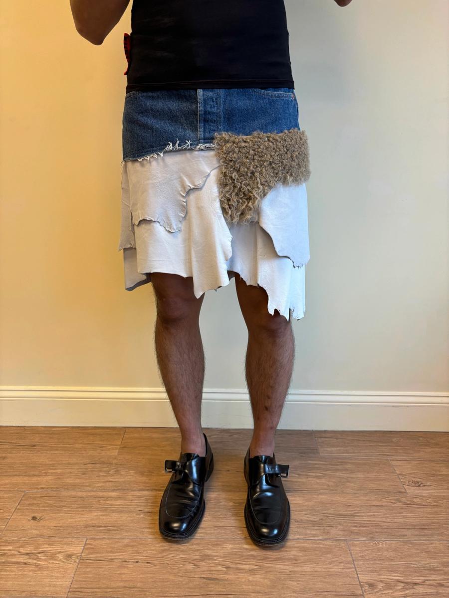 Tomoki Yurita Remake Pelt Skirt  product image