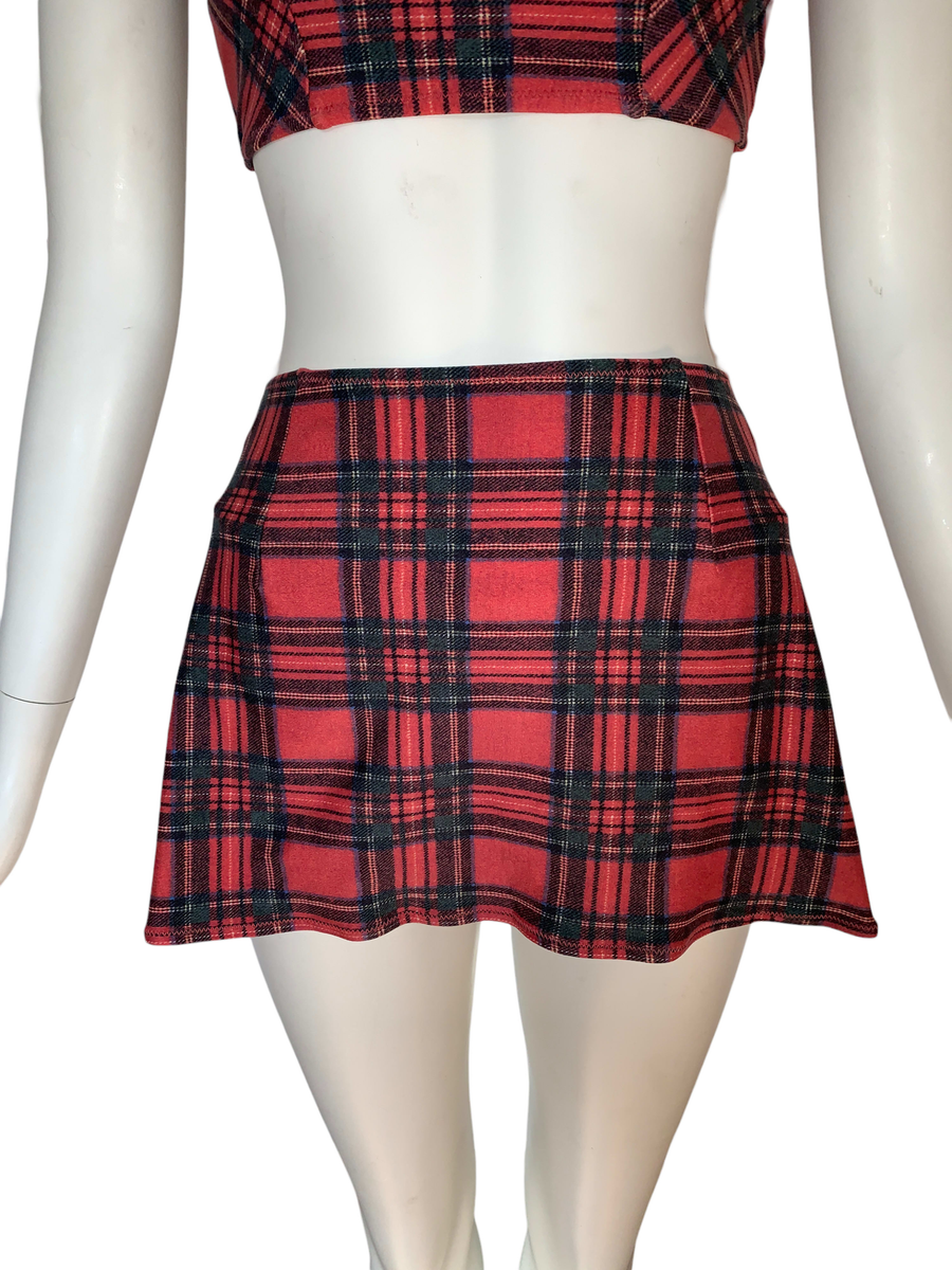 90s Michiko Koshino Plaid Swim Set product image