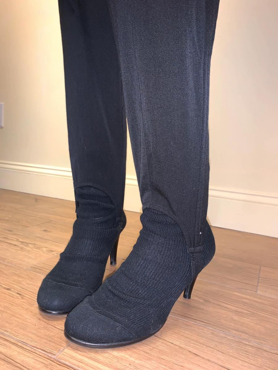 Kansai Yamamoto Stirrup Pants With Buttoning Winged Detail product image