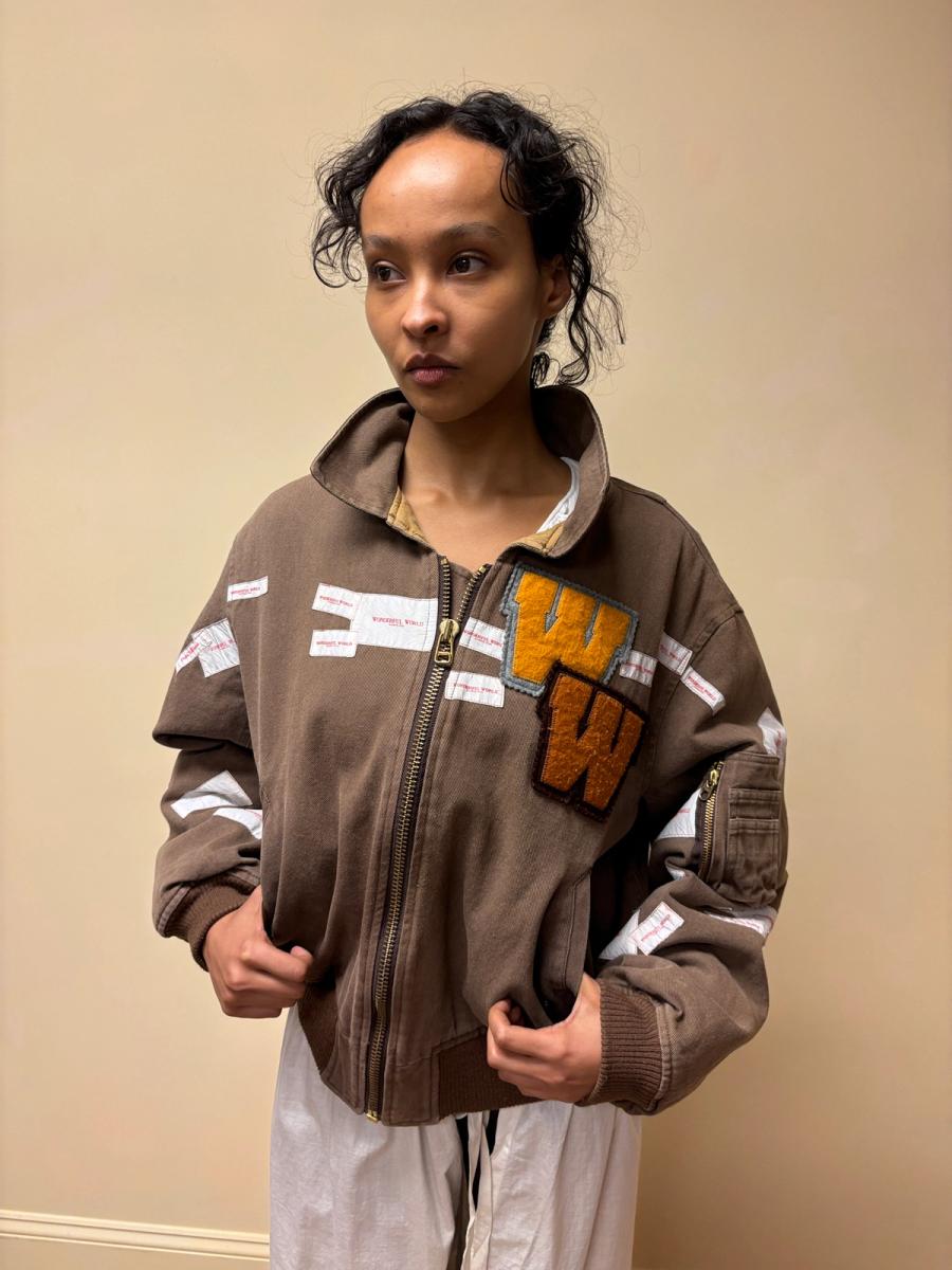 90s Wonderful World by Kaneko Isao Bomber with Labels product image