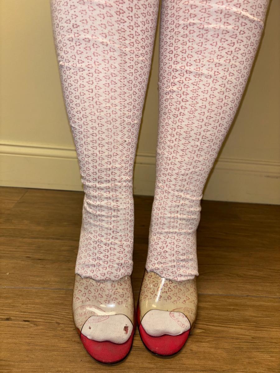 1890s Triangle Print Louvre Stockings product image