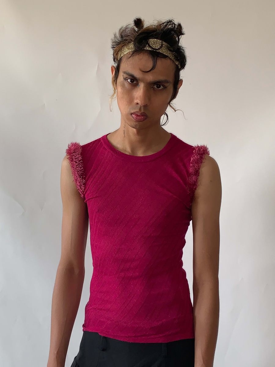 Beauty:Beast Fringe Bias Knit Tank product image