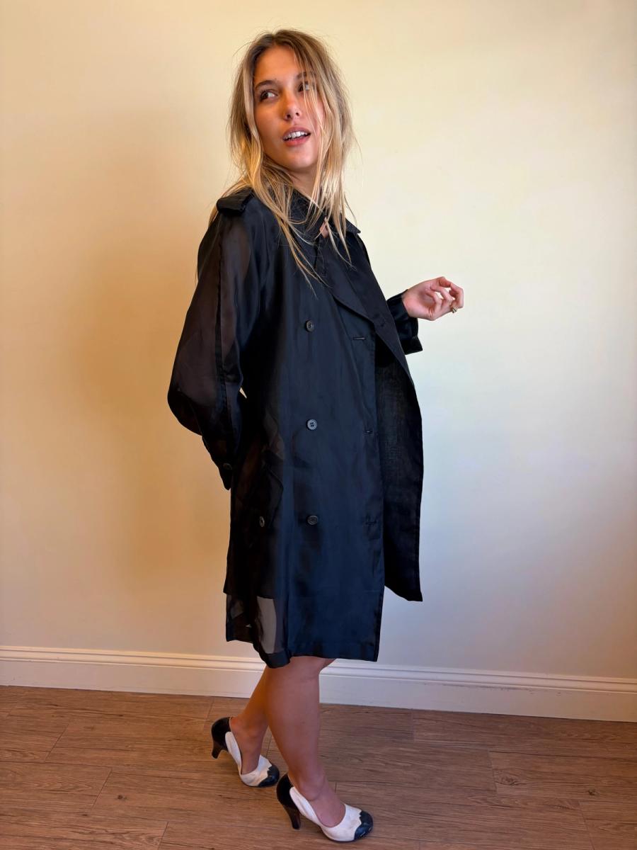 80s Junior Gaultier Sheer Trench product image
