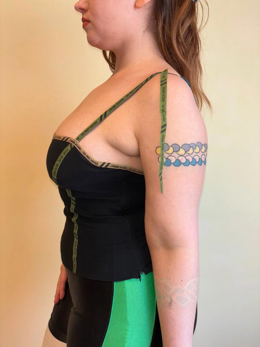 Moschino 'Crime Scene' Tape Bustier product image