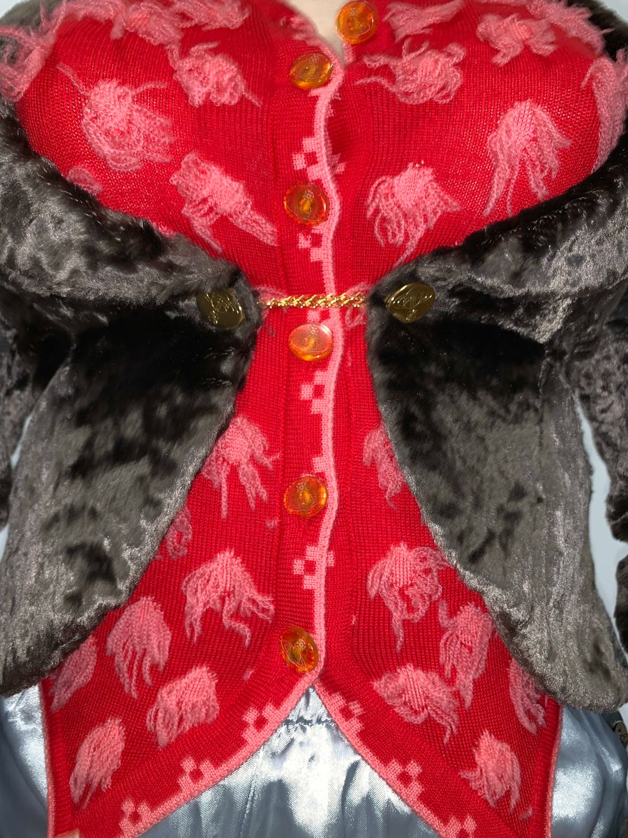  Vivienne Westwood 'On Liberty' Underbust Fur Jacket  product image