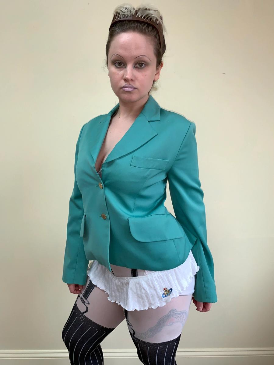 Vivienne Westwood 1993 'Grand Hotel' Teal Jacket product image