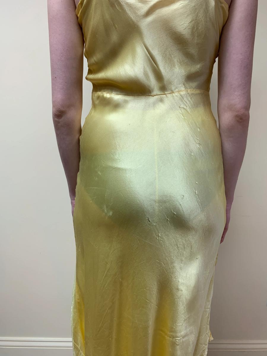 1930s Bias Cut Slip Perfect Yellow product image