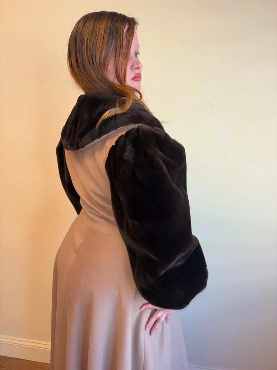 Angelo Tarlazzi Plush Accent Swing Coat  product image