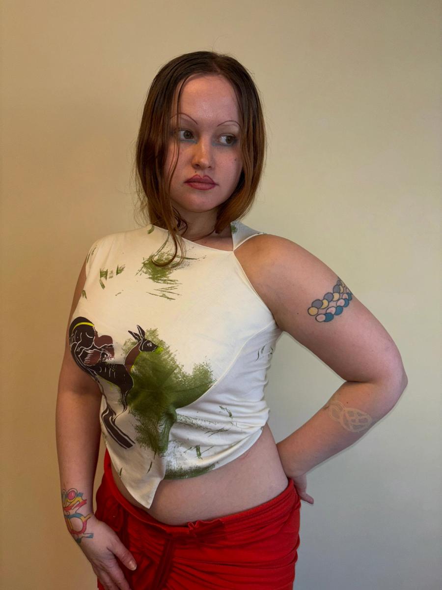 Vivienne Westwood SS 2000 Bestial Grass-Stained Top product image