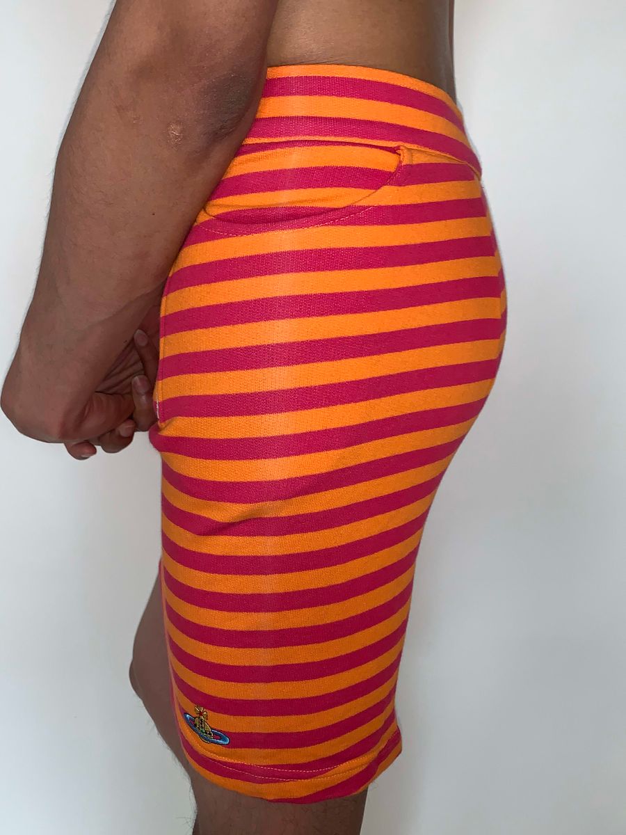 90s Vivienne Westwood Peekaboo Striped Skirt product image