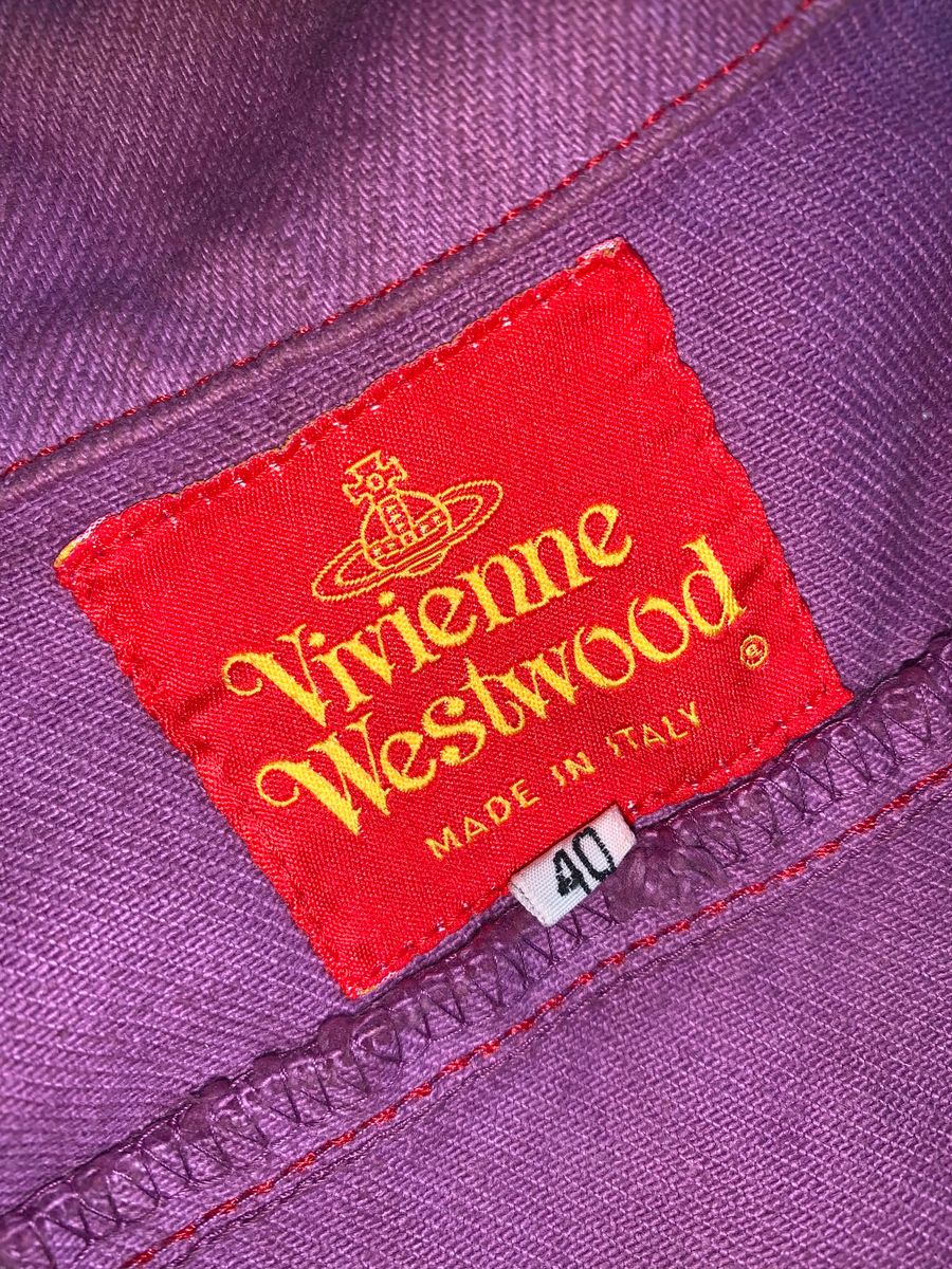 90s Vivienne Westwood Fuschia Denim Set product image