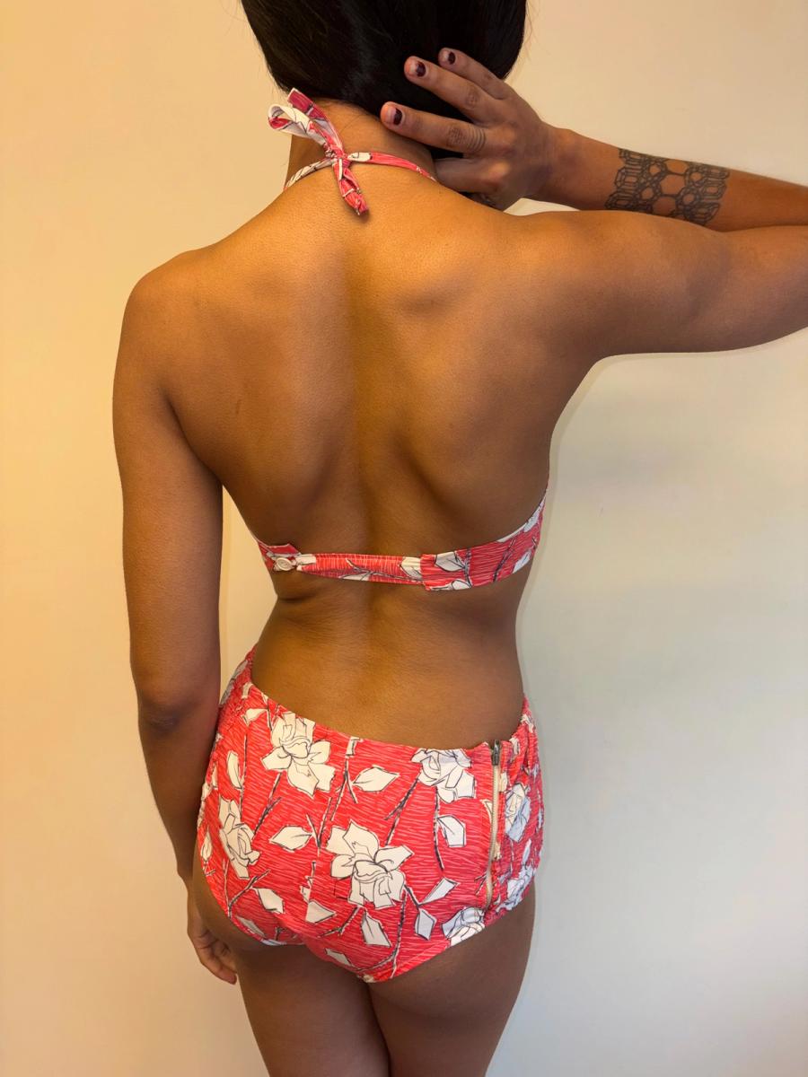 1950s Rose Print Bikini product image