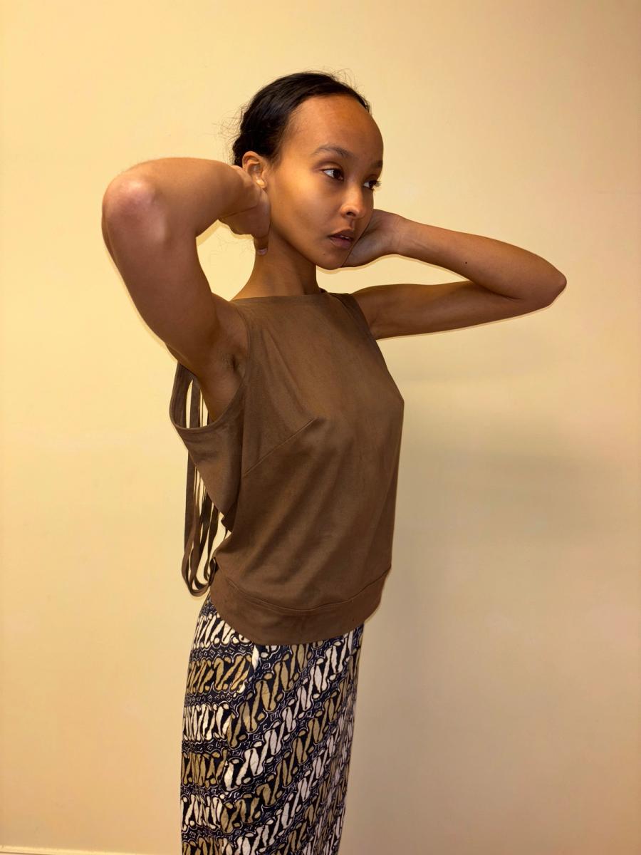 Plein Sud Fringe Cutout Top product image