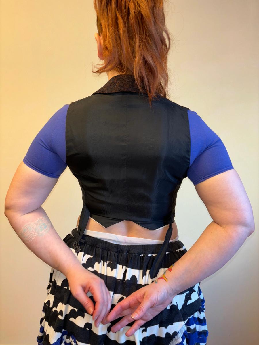 90s Romeo Gigli Underbust Jaquard Vest product image