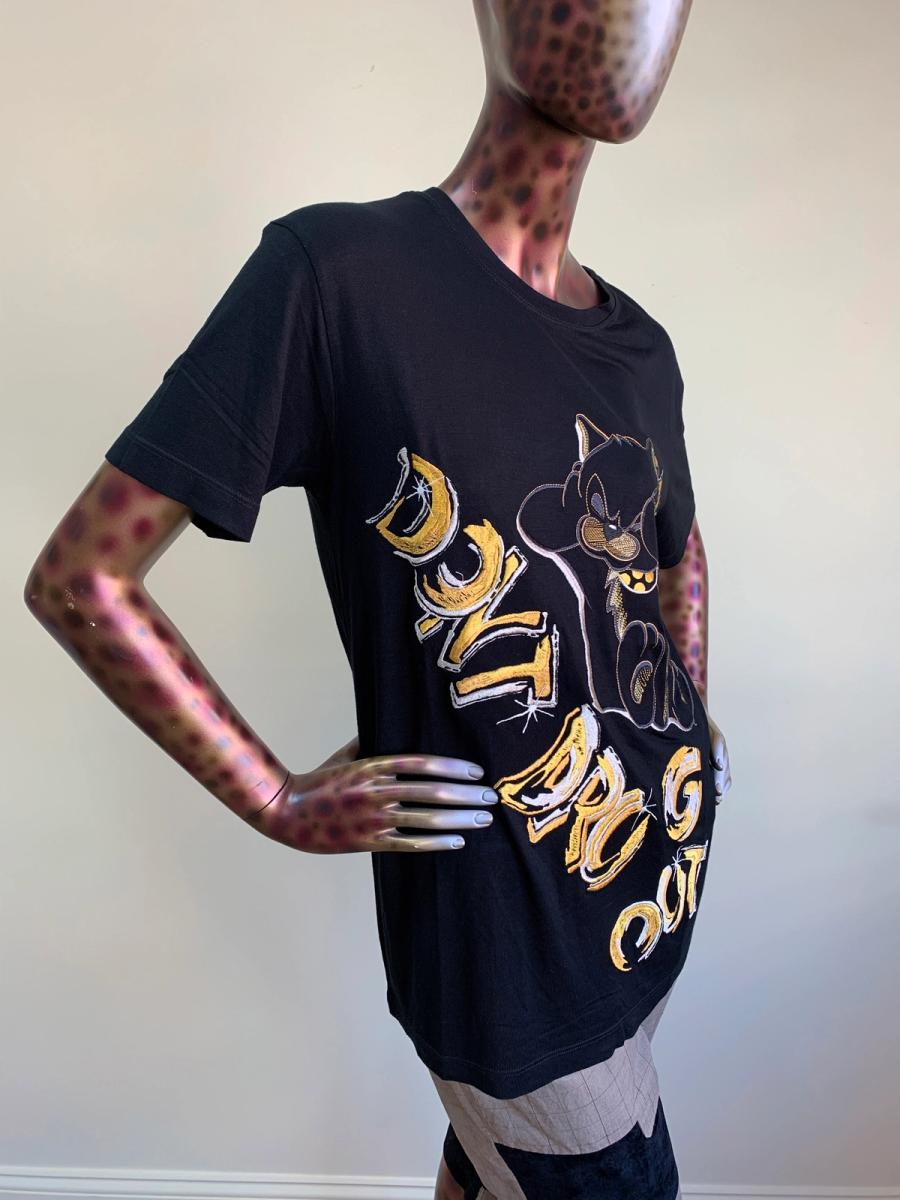 Iceberg 'Don't Drug Out' Embroidered Tee  product image