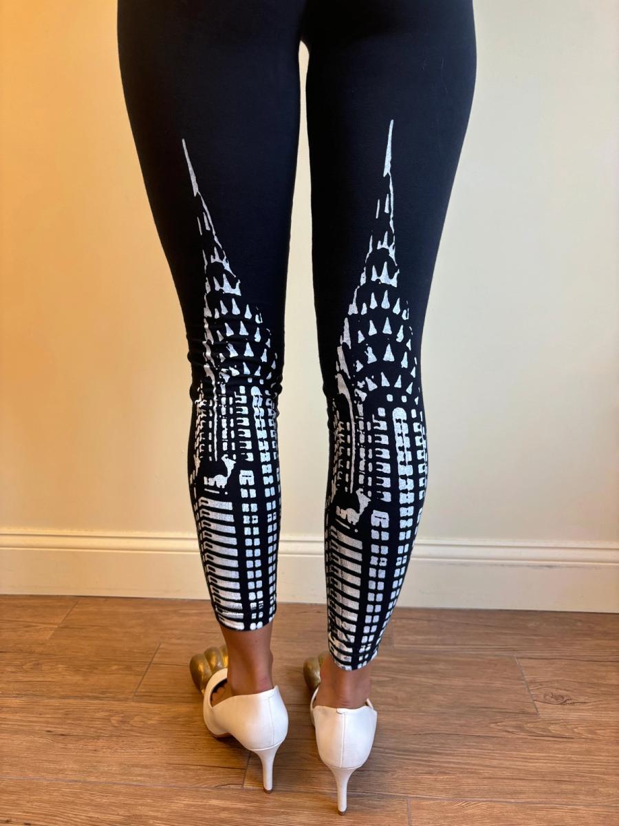Rat and Chrysler Black Leggings product image