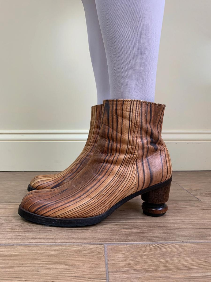 Issey Miyake "Wood" Boots
