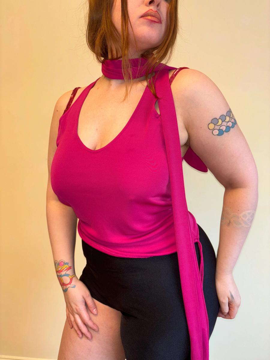 Lolita Lempicka Pink Scarf Tanktop product image