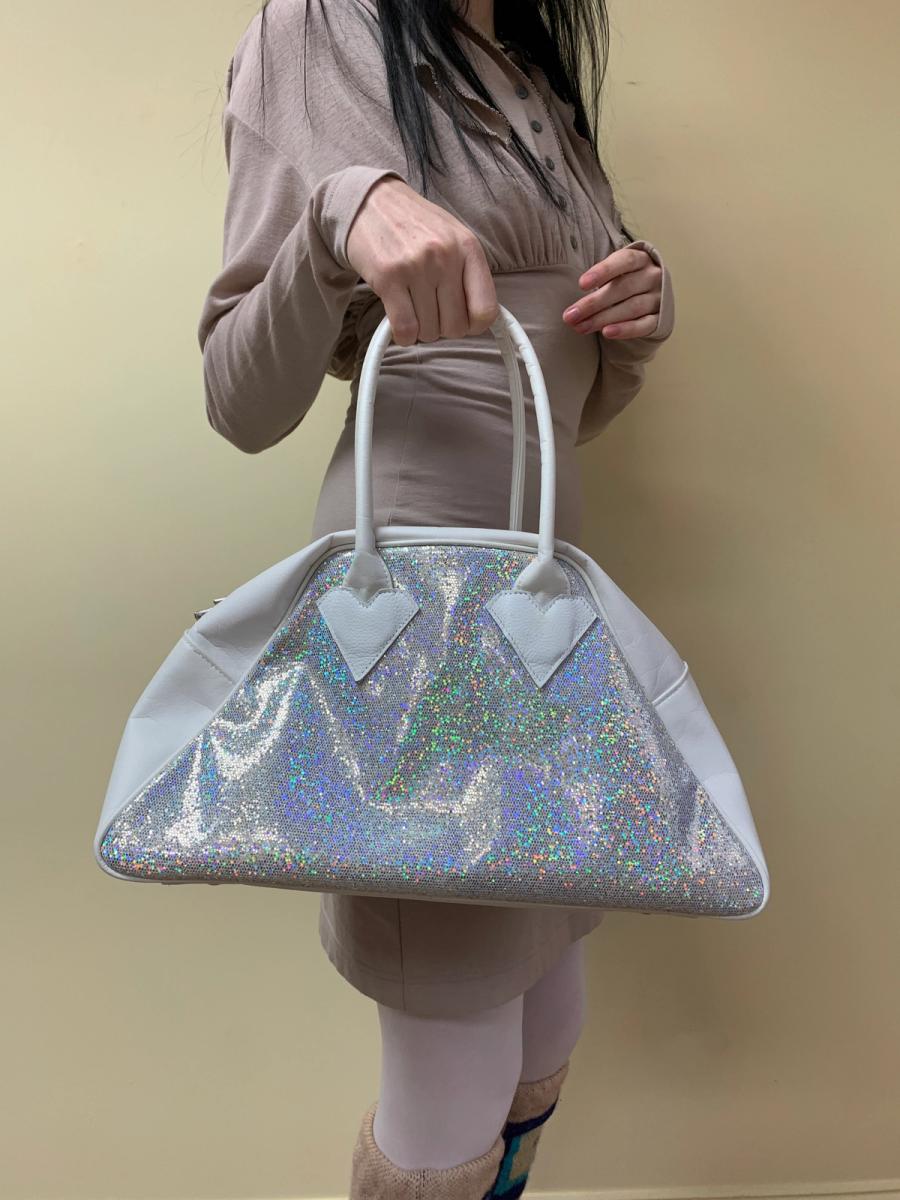 Milk Iridescent Heart Westwood Homage Bag product image