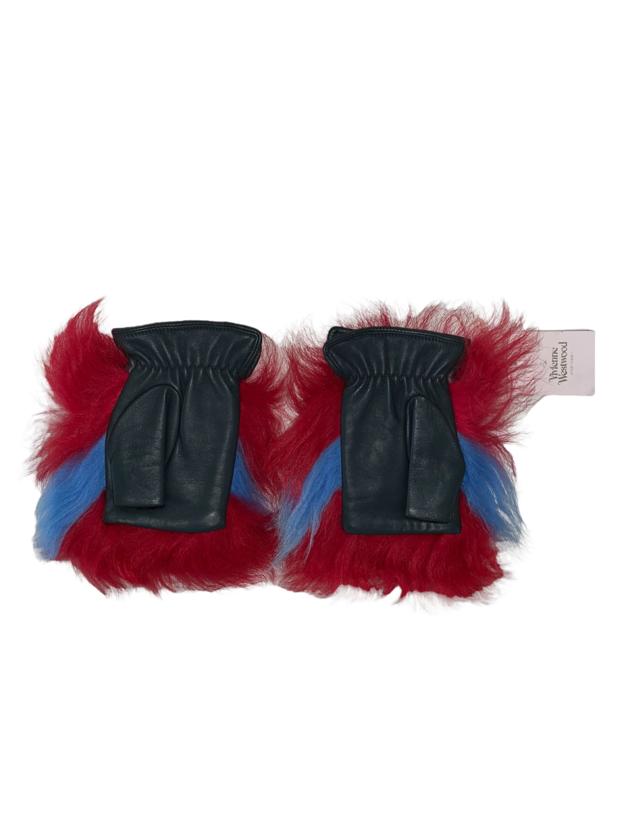 Vivienne Westwood Fingerless Fur Gloves product image