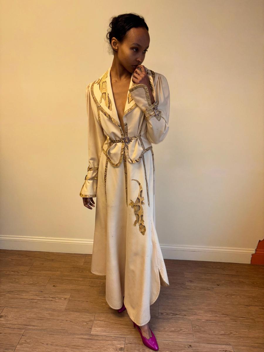 70s Bill Gibb Lizard Cutout Set product image