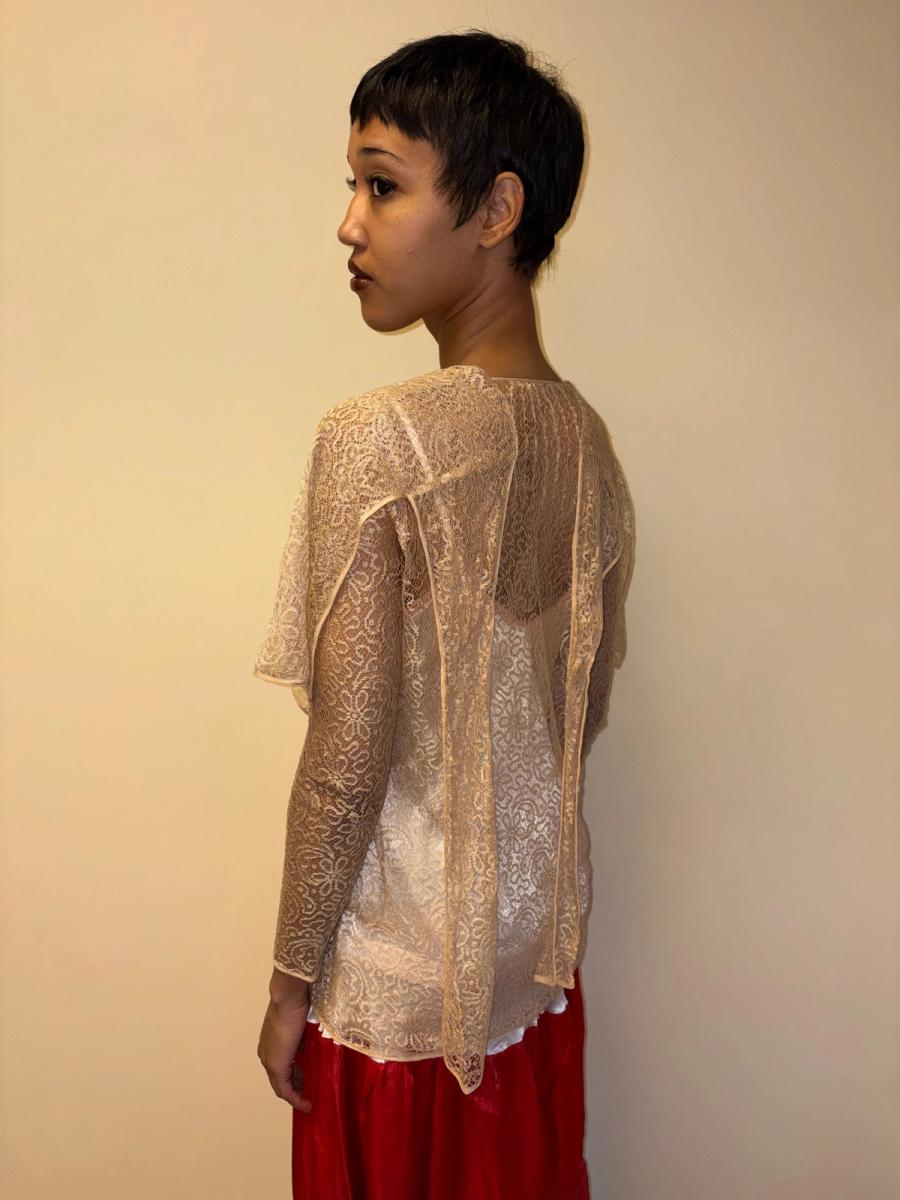1920s Gold Lace Jacket product image