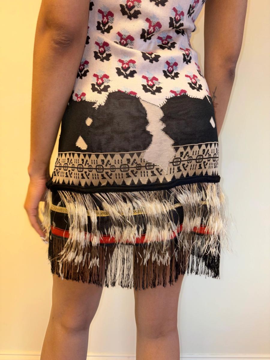 Chanel Knit Dress with Feathers product image