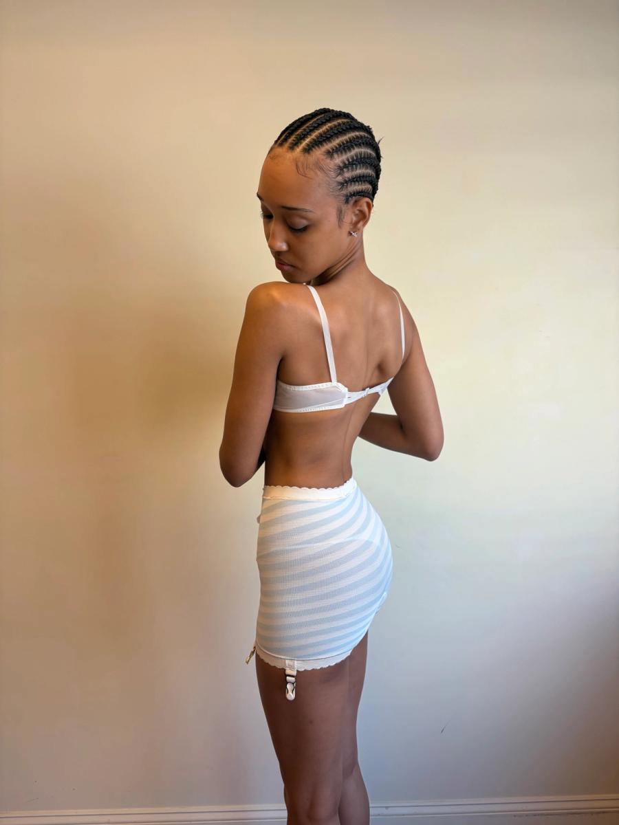 Vintage Striped Girdle Shorts  product image