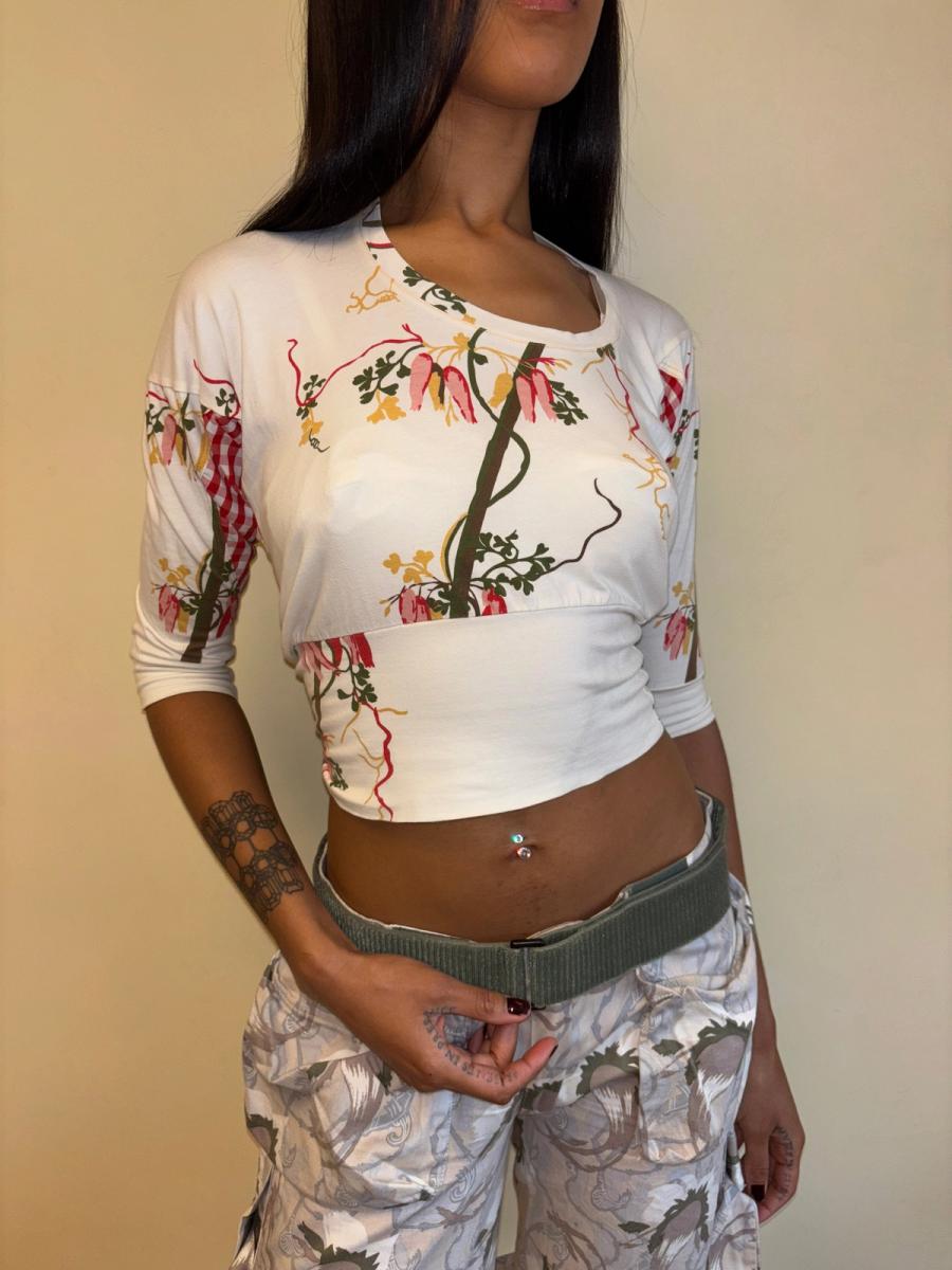 Vivienne Westwood Anglomania Floral Savages Twisted Top product image