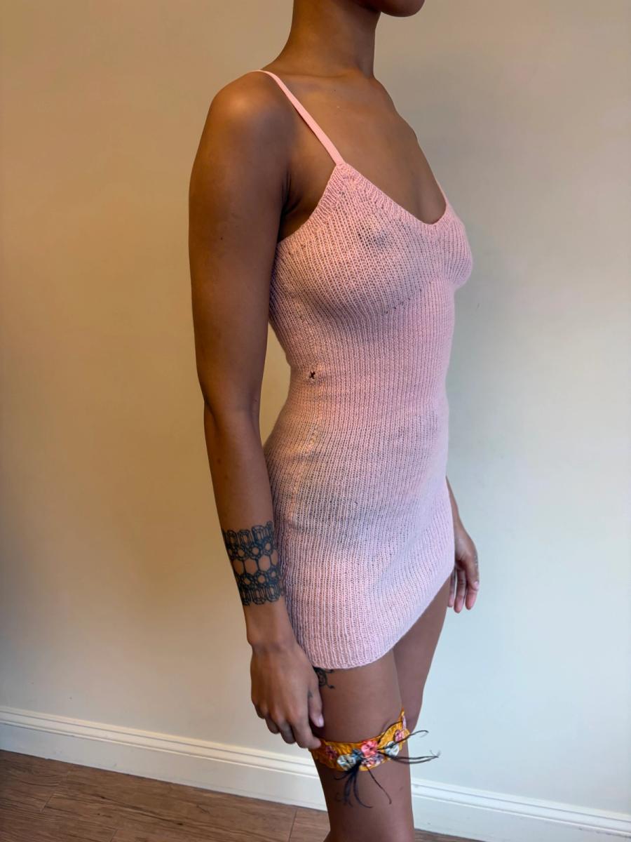 1930 Knit Bubblegum Pink Slip product image