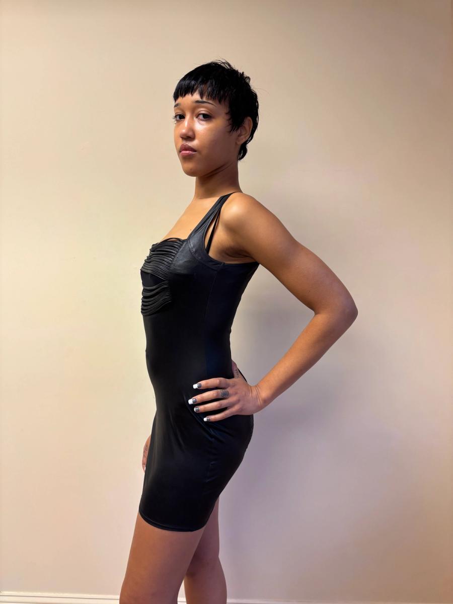 Patrice Catanzaro Butt Fringe Cutout Dress  product image