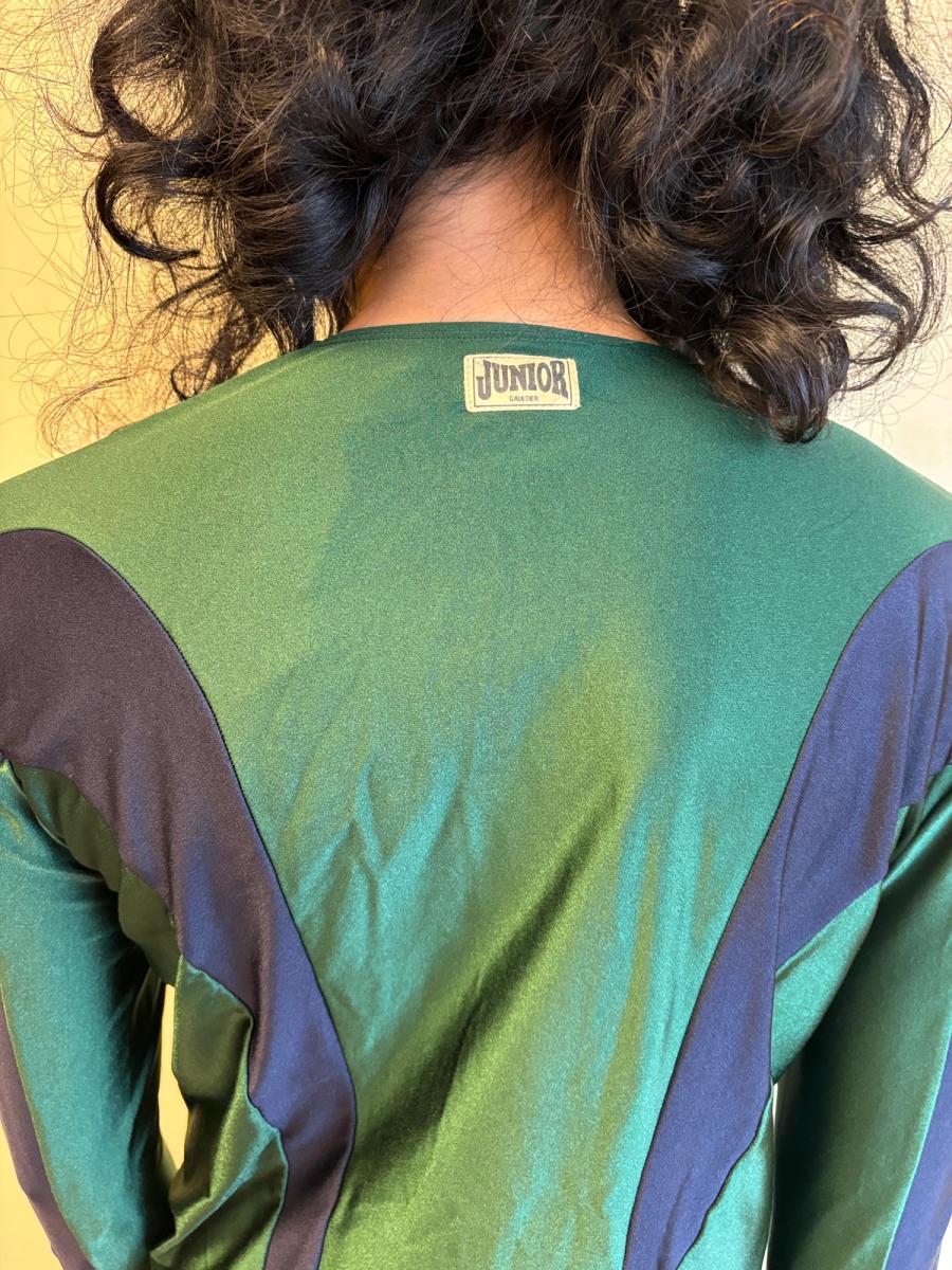 90s Junior Gaultier Green Jogging Zip Up product image