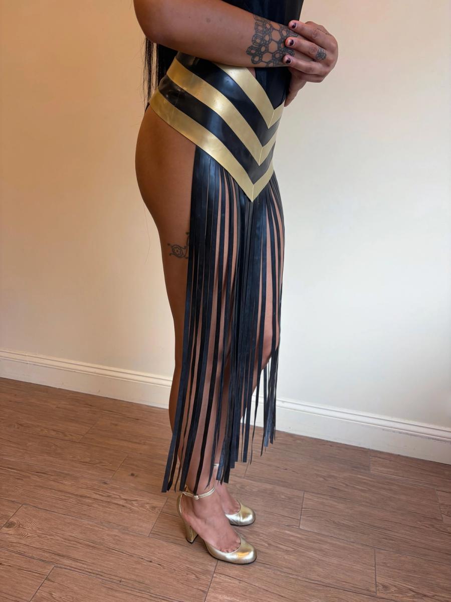 Latex Fringe Skirt product image