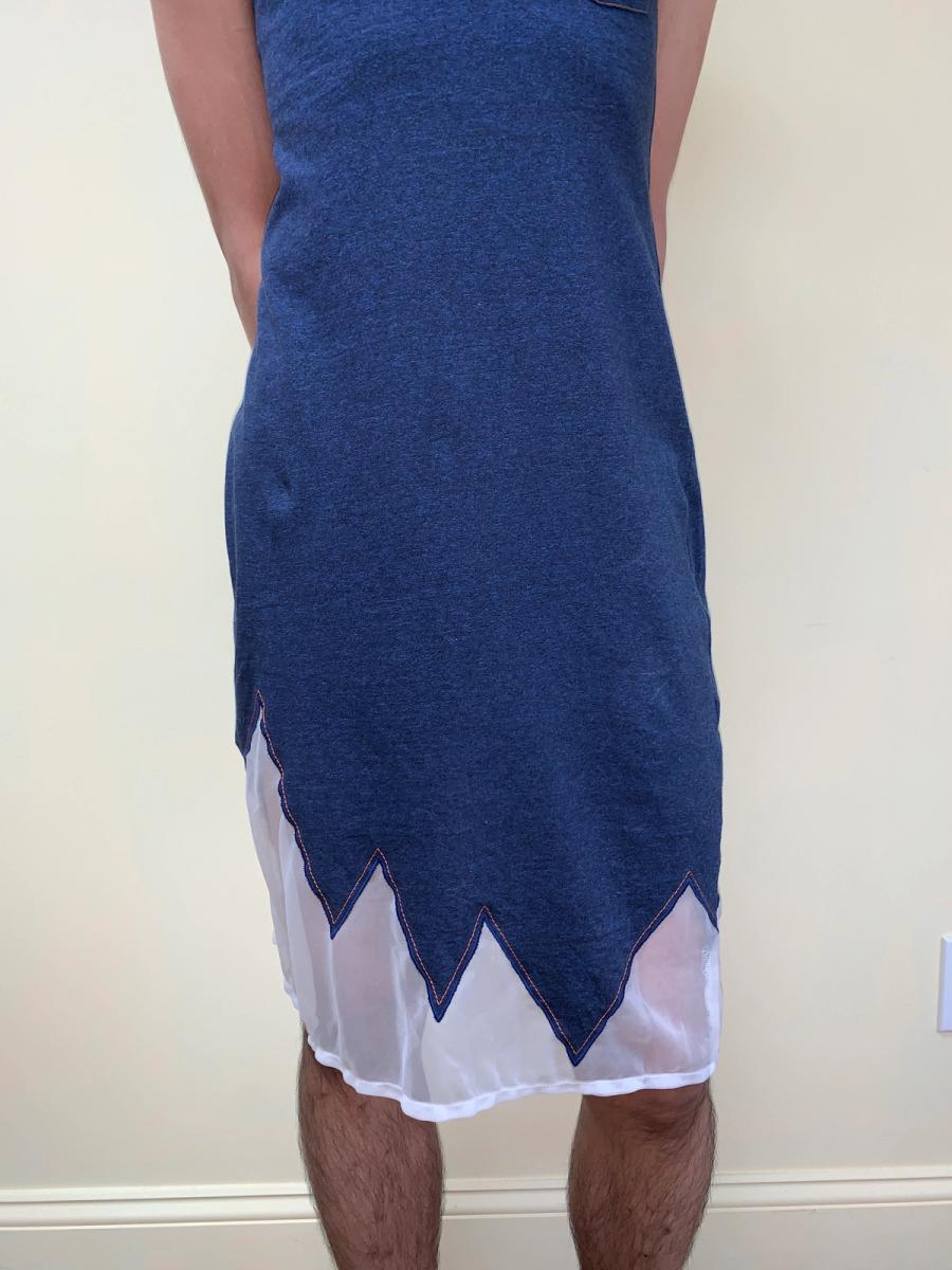 90s W< Jagged Hem Dress product image