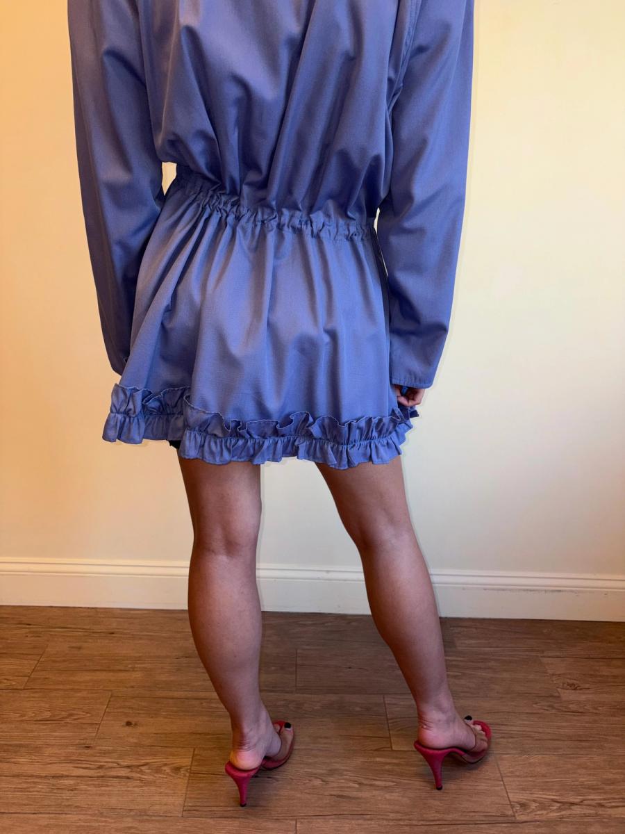 Vintage Chantal Thomass Purple Ruffle Coat product image