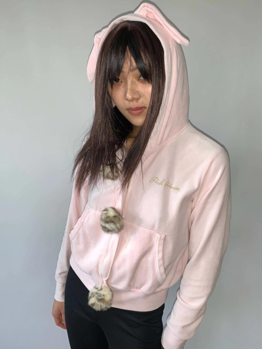 Pink House Bunny Sweat Jacket product image