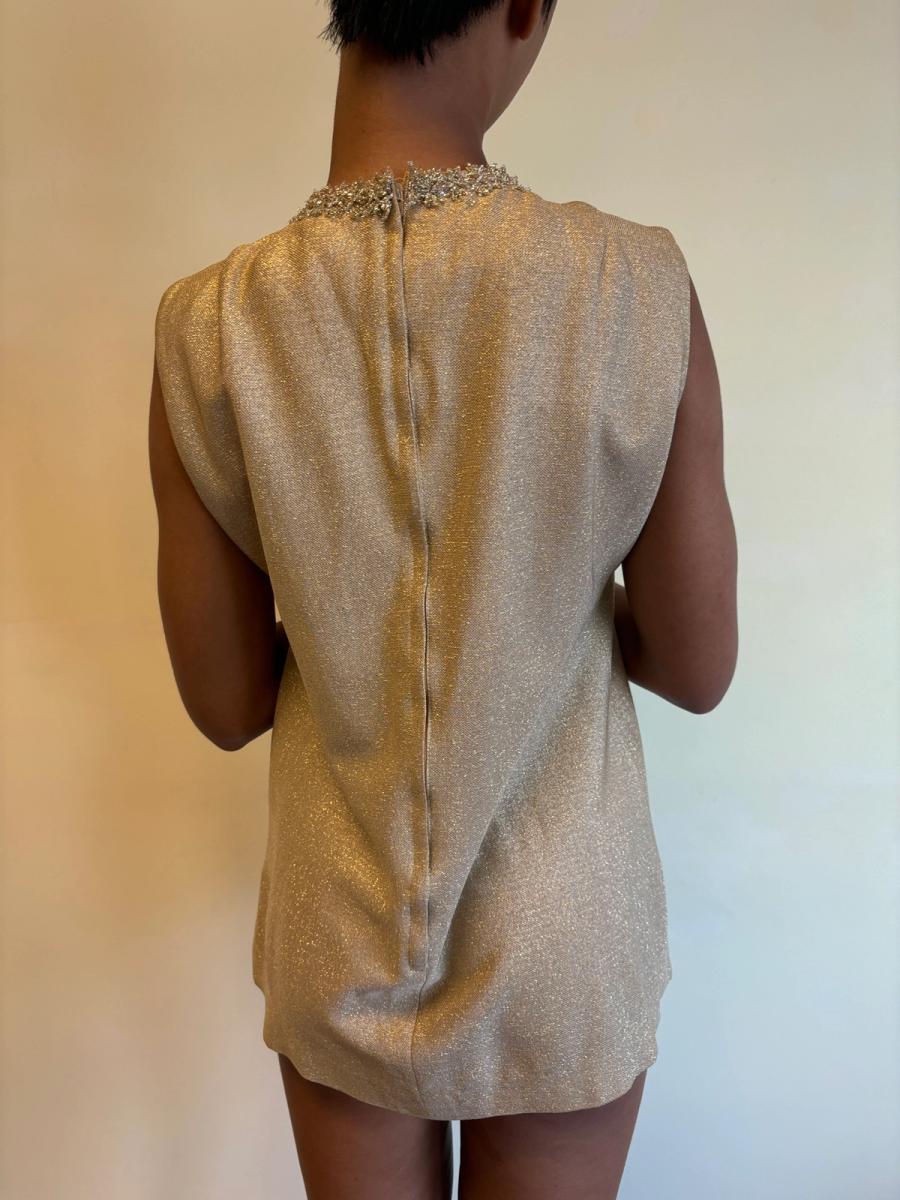 1960s Lurex Minidress product image