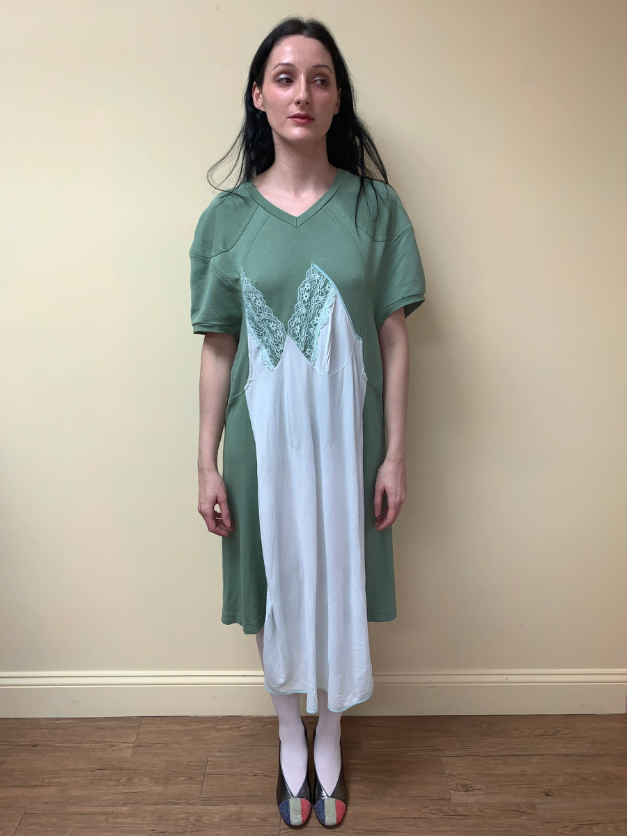 Yeah Right!! Patchwork Pink Lingerie Dress product image