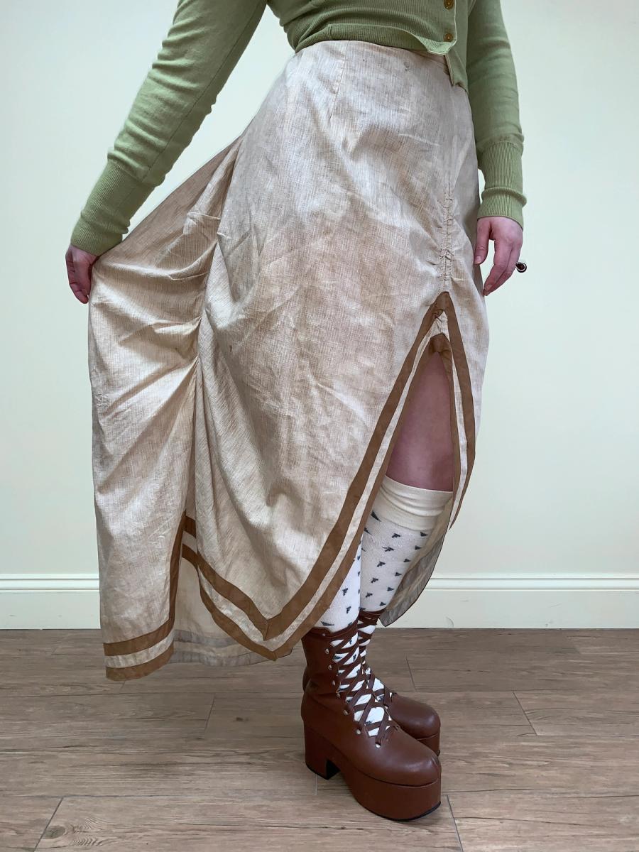 1880s Bustle Walking Skirt  product image