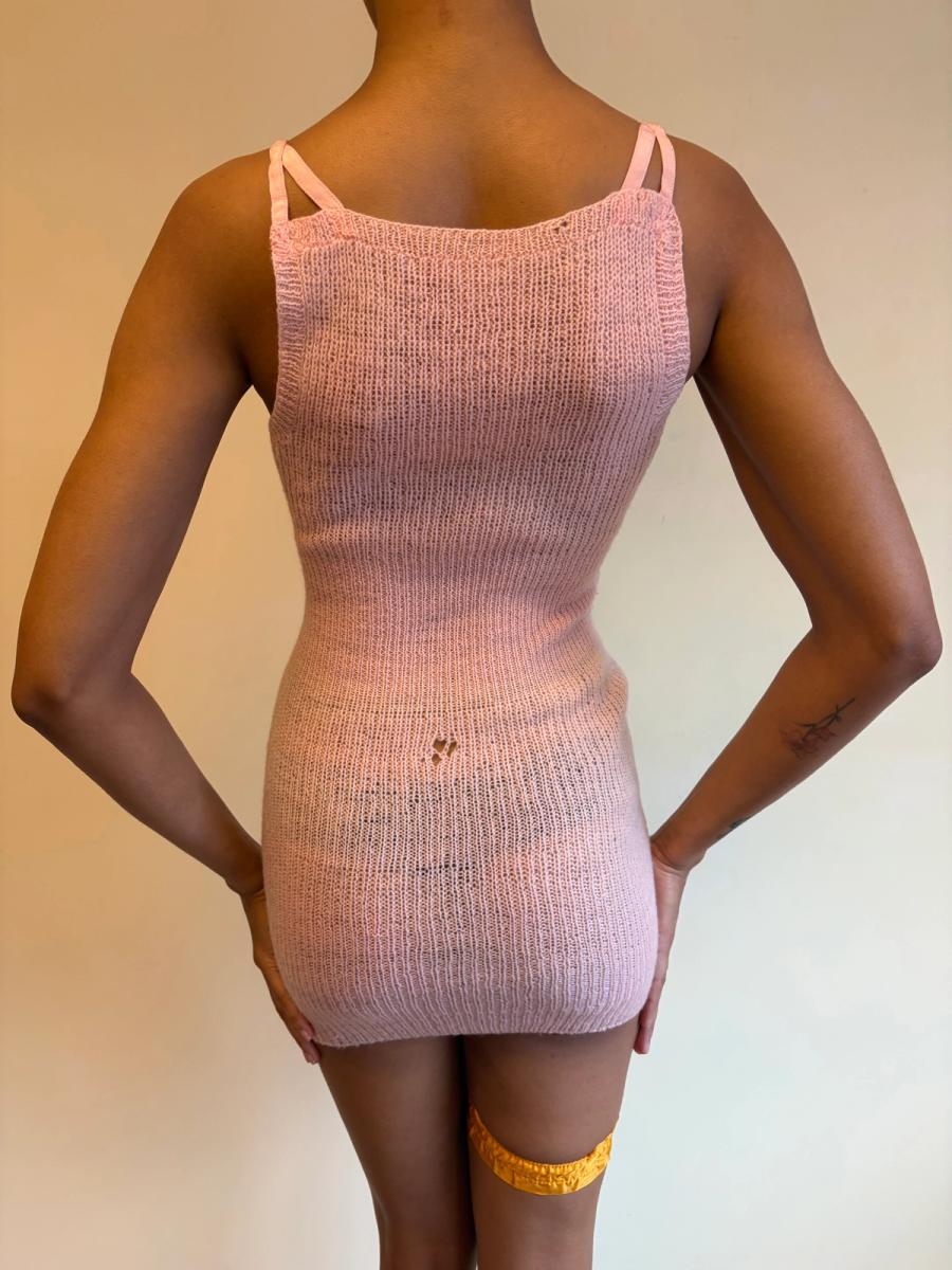 1930 Knit Bubblegum Pink Slip product image