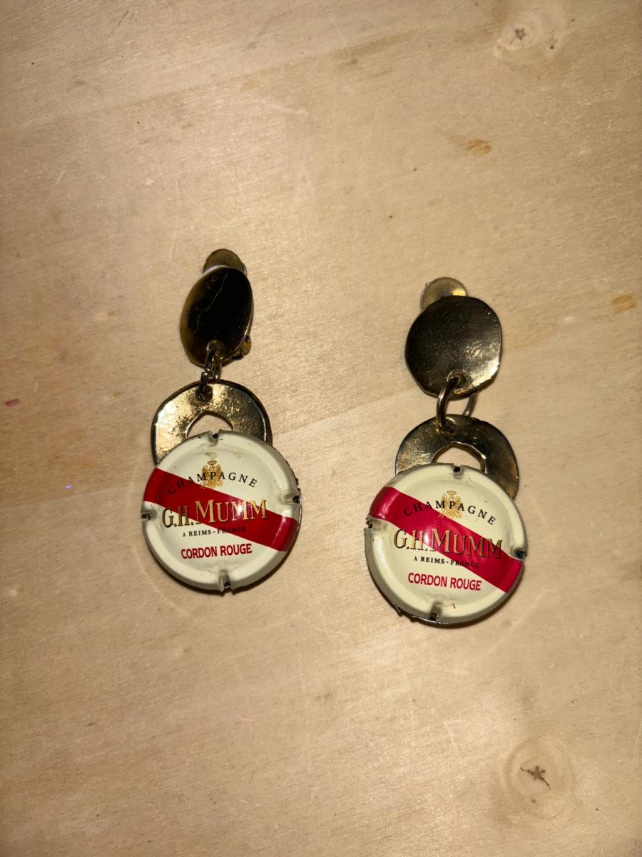 Liliane Müller Champagne Stopper Earrings product image