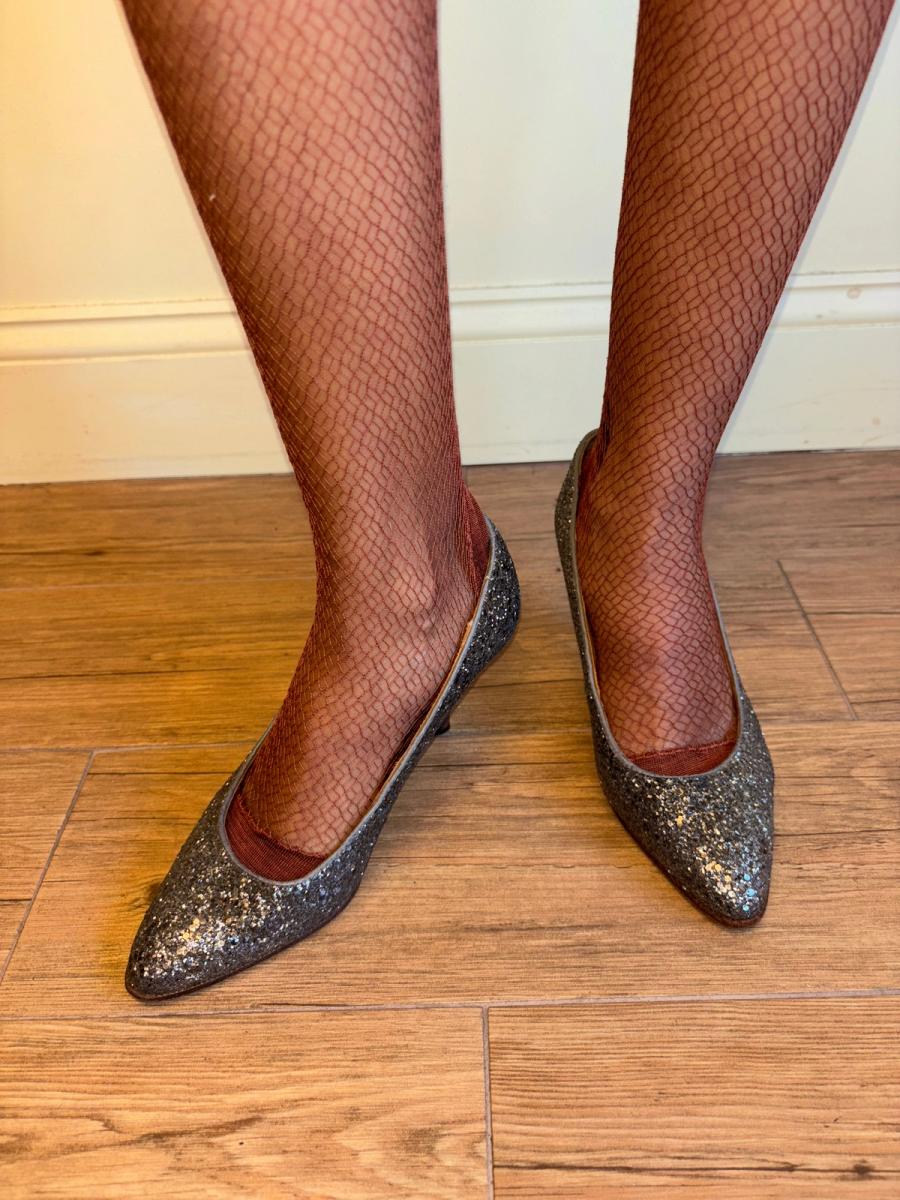 Vintage Chantal Thomass Glitter Heels product image