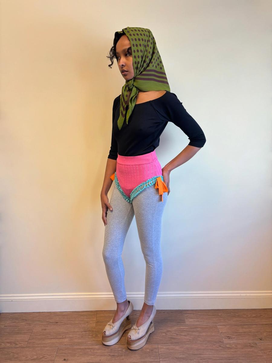 80s Jean-Paul Gauliter Green Shawl Top product image