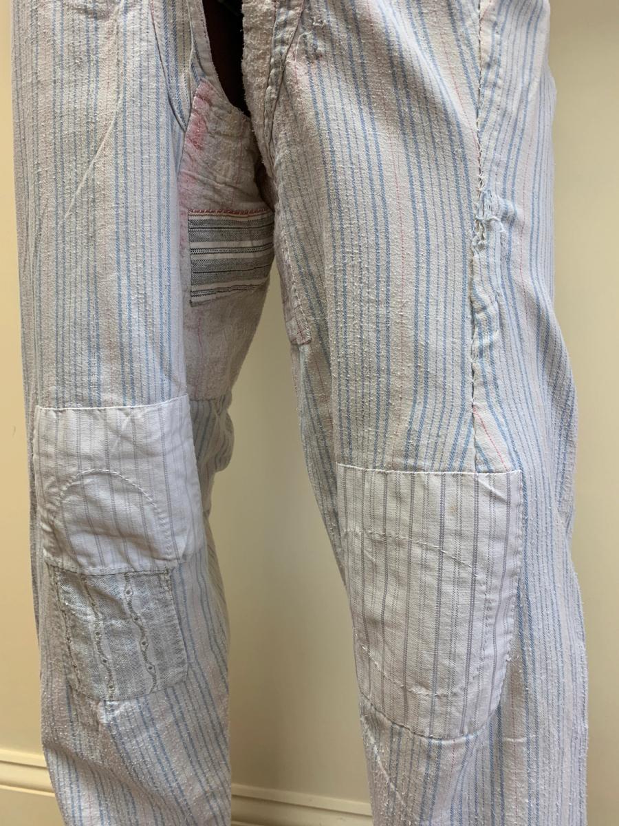 Antique Repaired Flannel Underwear From France product image