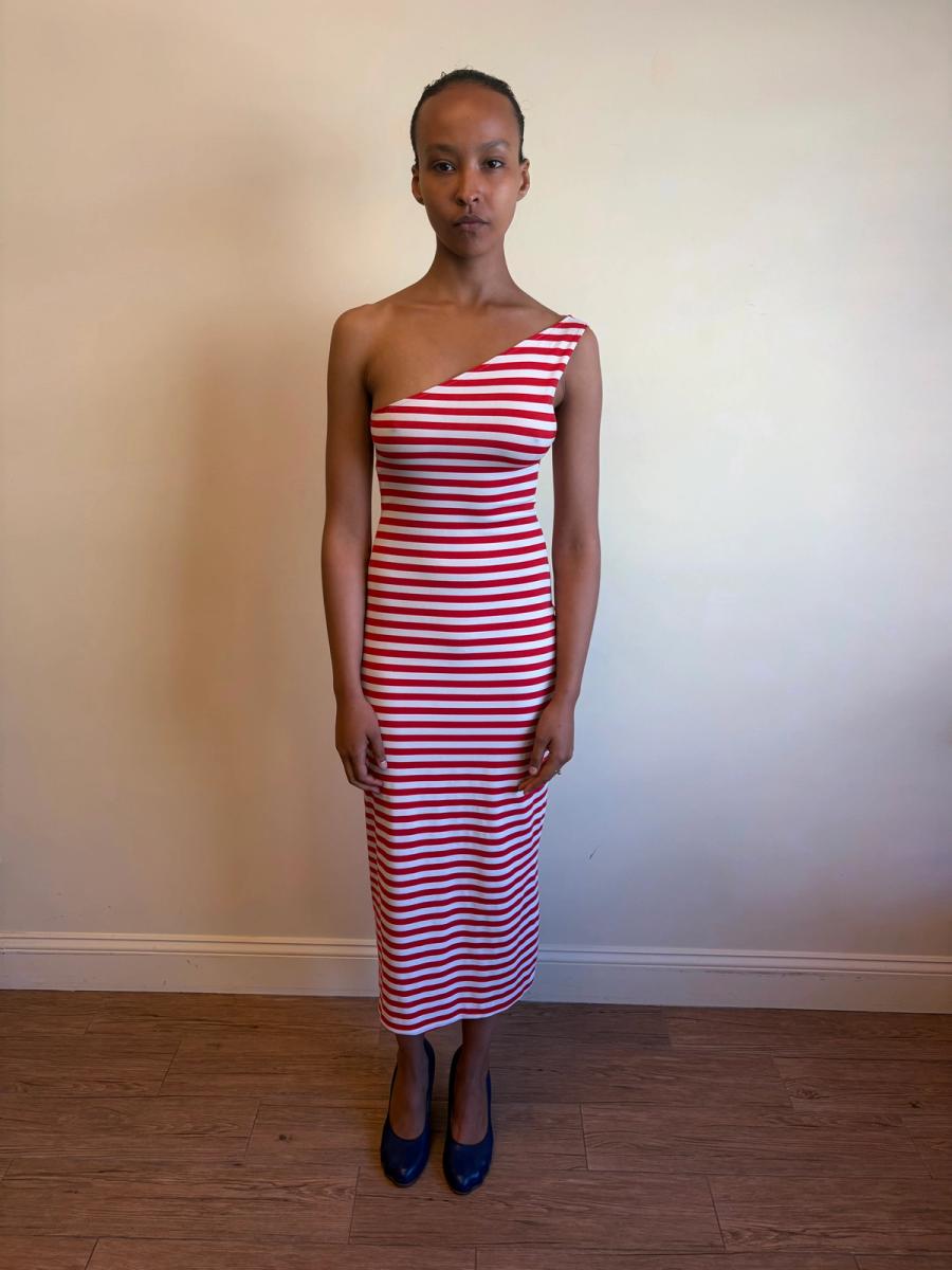 1970s Kamali Striped Dress product image
