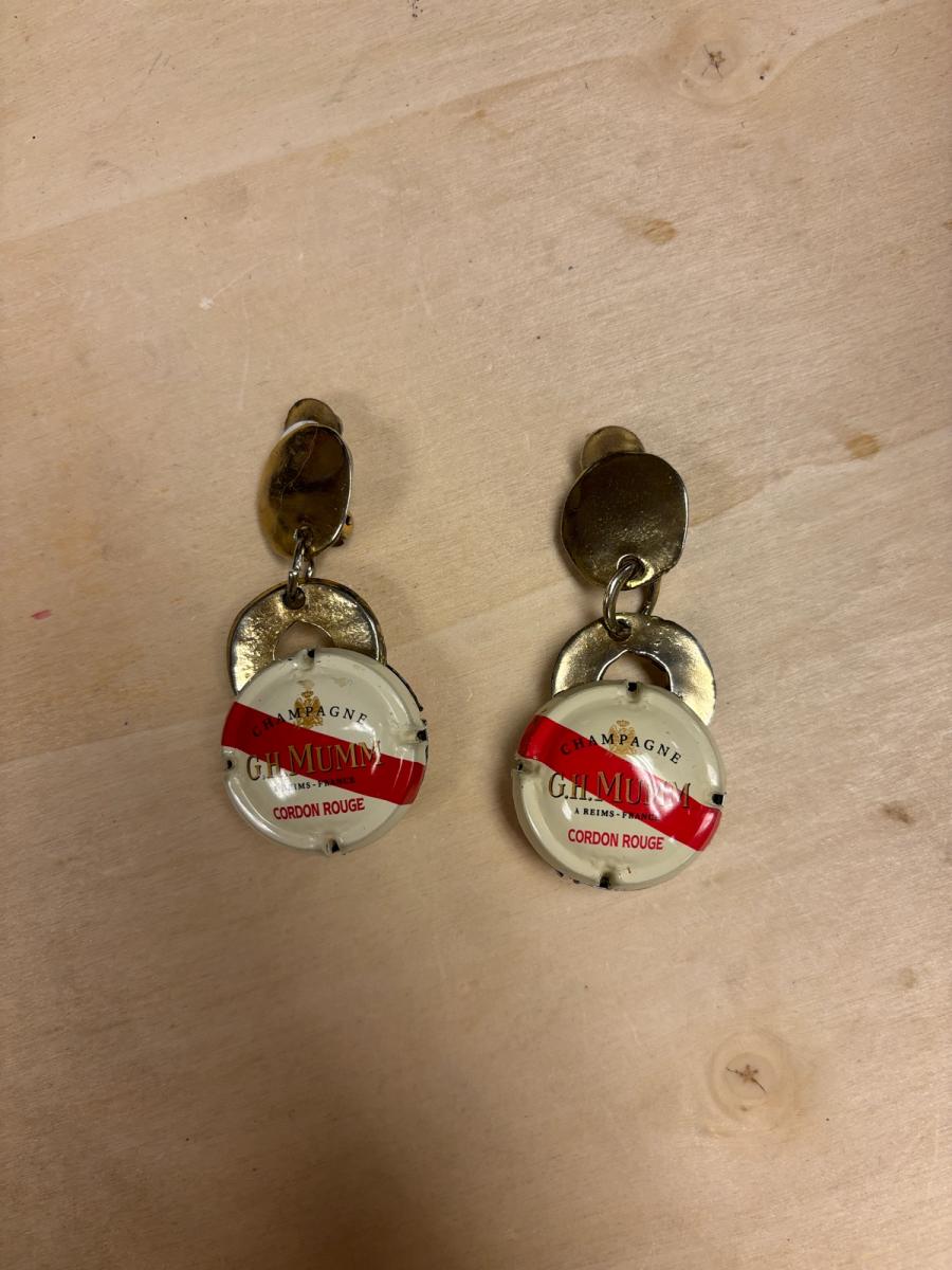 Liliane Müller Champagne Stopper Earrings product image