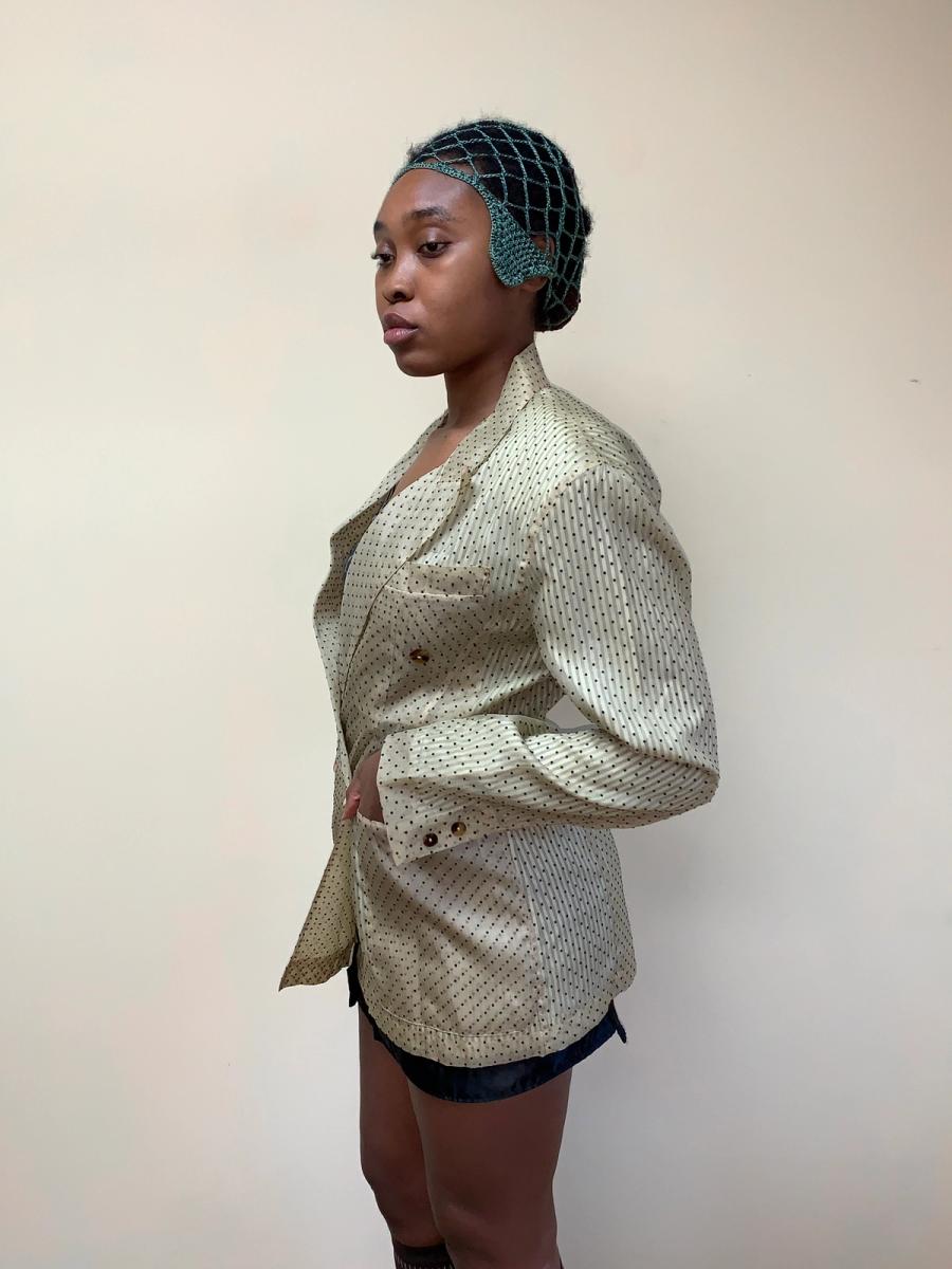 1980s Jean- Paul Gaultier Pour Gibo Flocked blazer product image