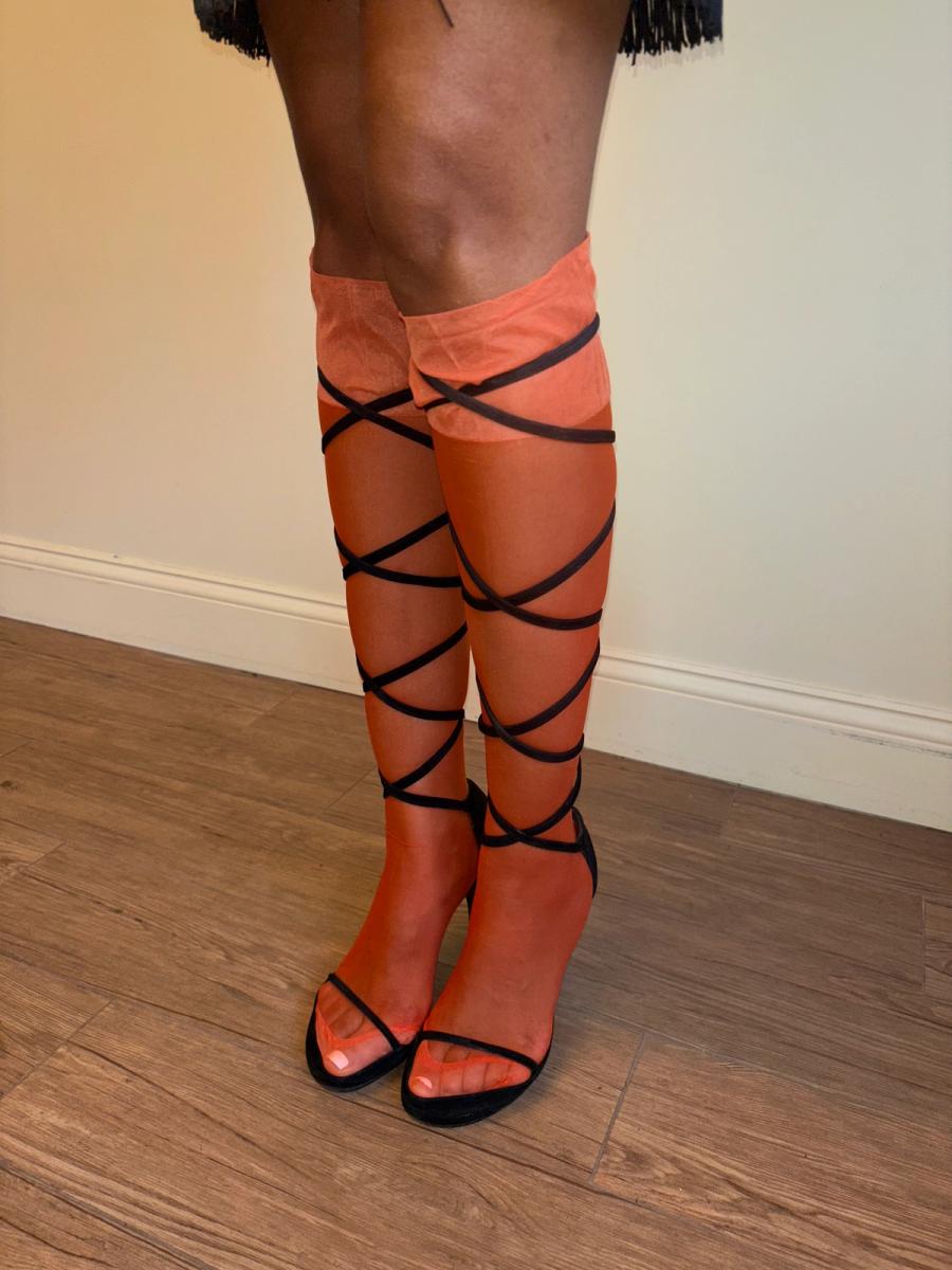 80s Claude Montana Wrap Heels product image