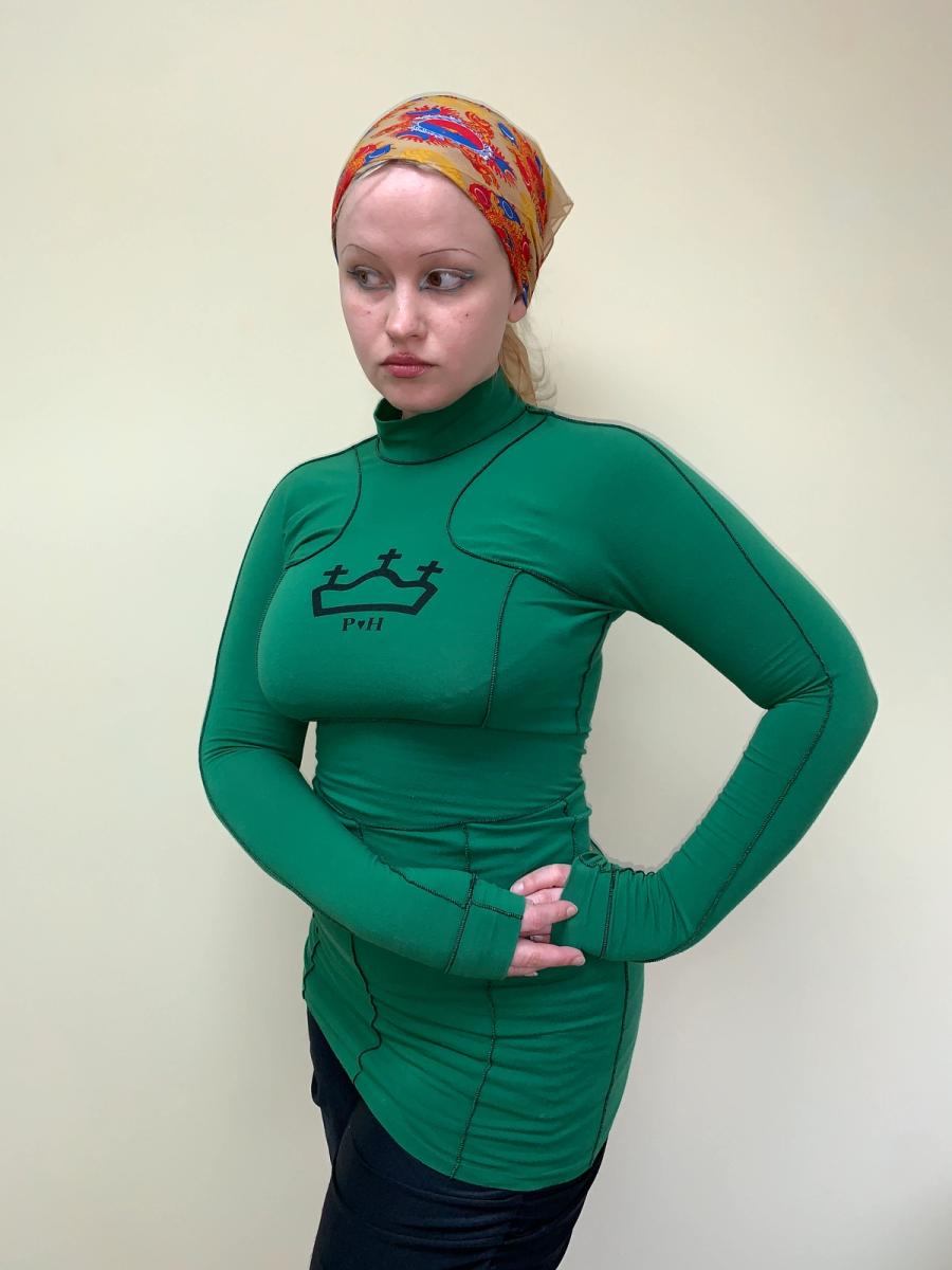 Pam Hogg Clover Mock Neck Dress product image